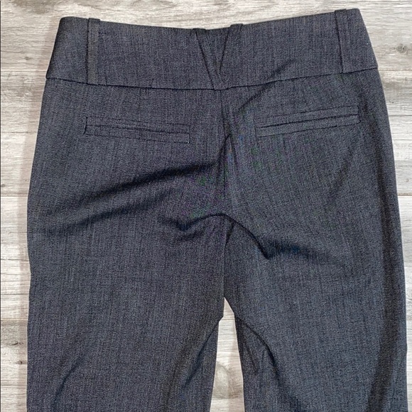 bebe Wide Legged Black Side Trim Gray Pants - Picture 4 of 7
